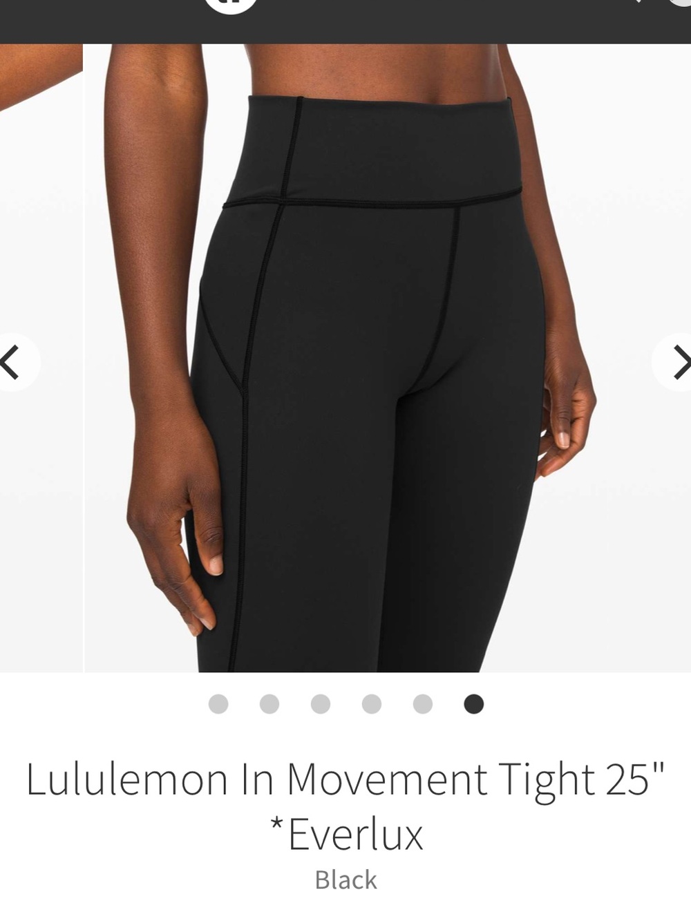lululemon athletica In Movement High-Rise Leggings 25” - Black